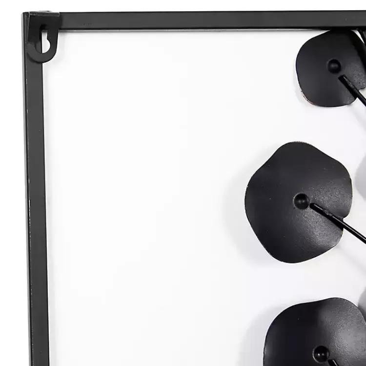 black_metal_floral_wall_plaques_set_of__5.webp Metal Floral Wall Plaques, Set of 2>Kirklands Home Outlet
