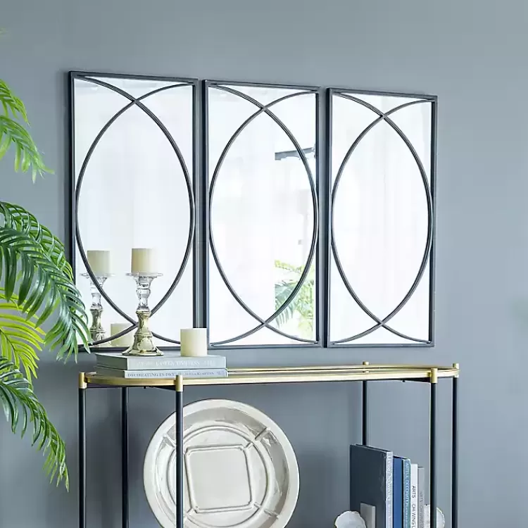 black_metal_geometric_wall_mirrors_set_of__6.webp Black Metal Geometric Wall Mirrors, Set of 3>Kirklands Home Cheap