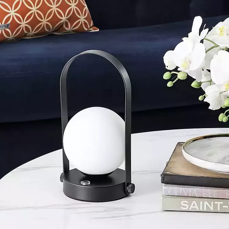 black_metal_glass_globe_cordless_table_lamp_4.webp Black Metal Glass Globe Cordless Table Lamp>Kirklands Home Cheap