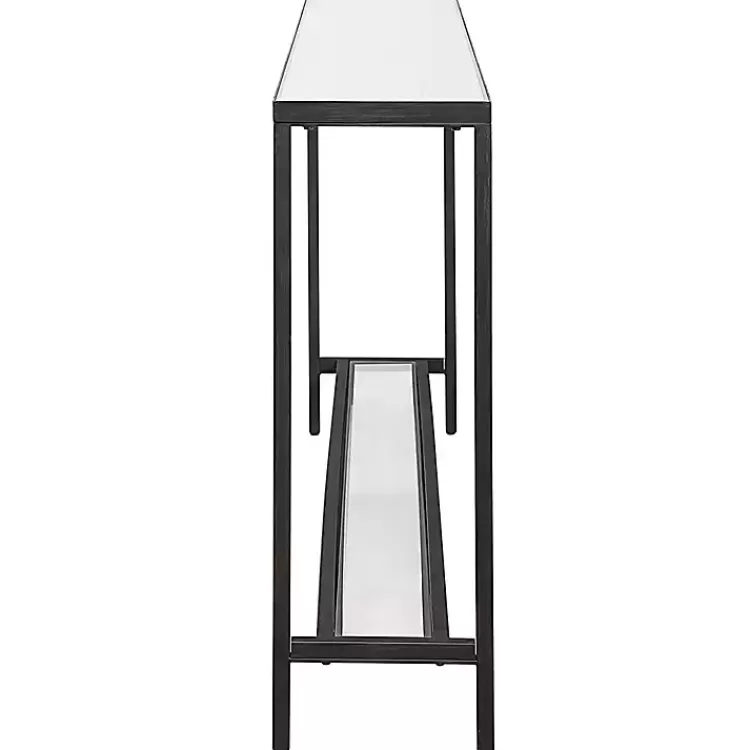 black_metal_glass_top_console_table_3.webp Metal Glass Top Console Table>Kirklands Home Cheap