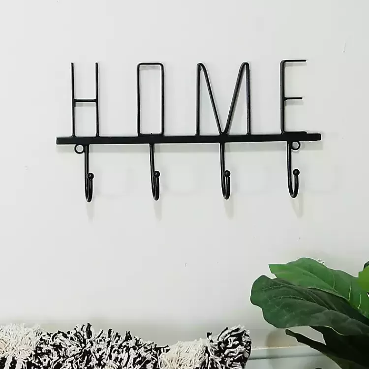 Black Metal Home Wall Hooks>Kirklands Home Clearance