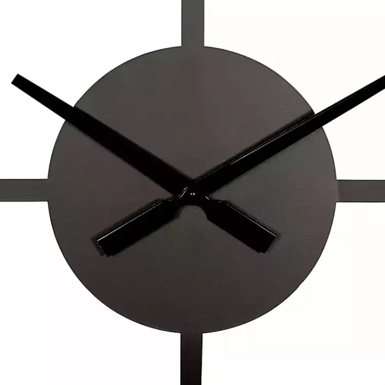 black_metal_open_frame_wall_clock_3.webp Black Metal Open Frame Wall Clock>Kirklands Home Store