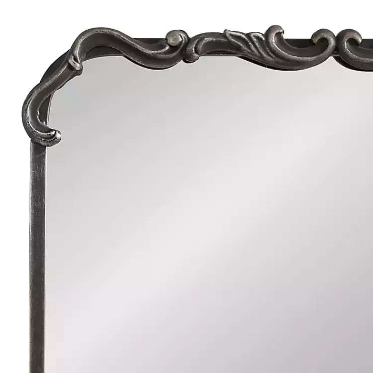 black_metal_ornamental_wall_mirror_2.webp Black Metal Ornamental Wall Mirror>Kirklands Home Best