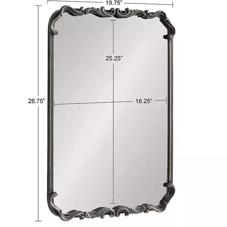black_metal_ornamental_wall_mirror_8.webp Black Metal Ornamental Wall Mirror>Kirklands Home Best