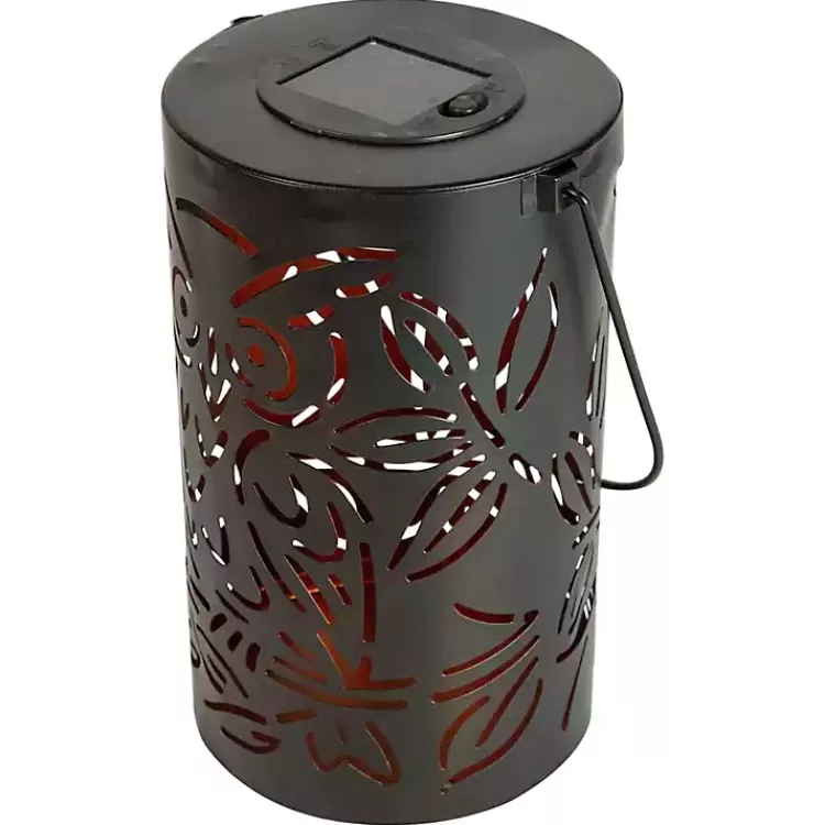 black_metal_owl_dusktodawn_outdoor_solar_lantern_2.webp Metal Owl Dusk-to-Dawn Outdoor Solar Lantern>Kirklands Home Discount