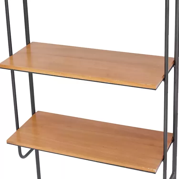 black_metal_pipe_frame_brown_wood_wall_shelf_2.webp Black Metal Pipe Frame Brown Wood Wall Shelf>Kirklands Home Online