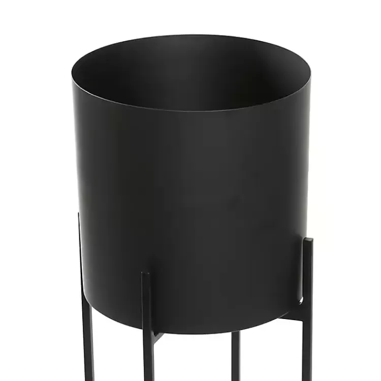 black_metal_plant_stands_with_shelves_set_of__2.webp Metal Plant Stands with Shelves, Set of 2>Kirklands Home Store