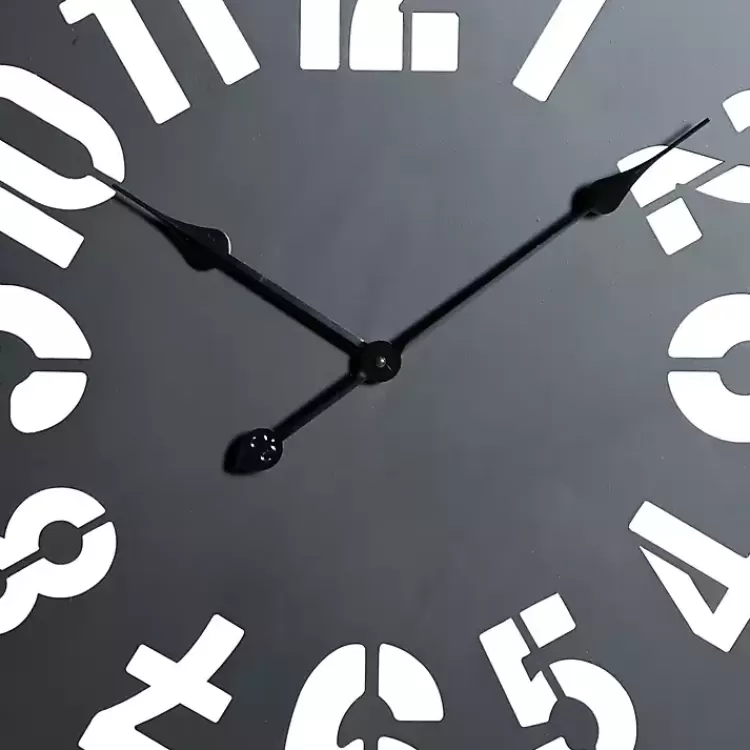 black_metal_quatrefoil_farmhouse_wall_clock_2.webp Black Metal Quatrefoil Farmhouse Wall Clock>Kirklands Home Best Sale