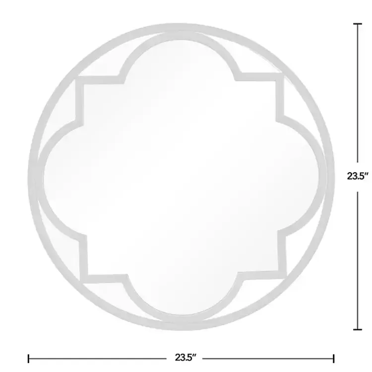 black_metal_quatrefoil_round_frame_wall_mirror_3.webp Metal Quatrefoil Round Frame Wall Mirror>Kirklands Home Cheap