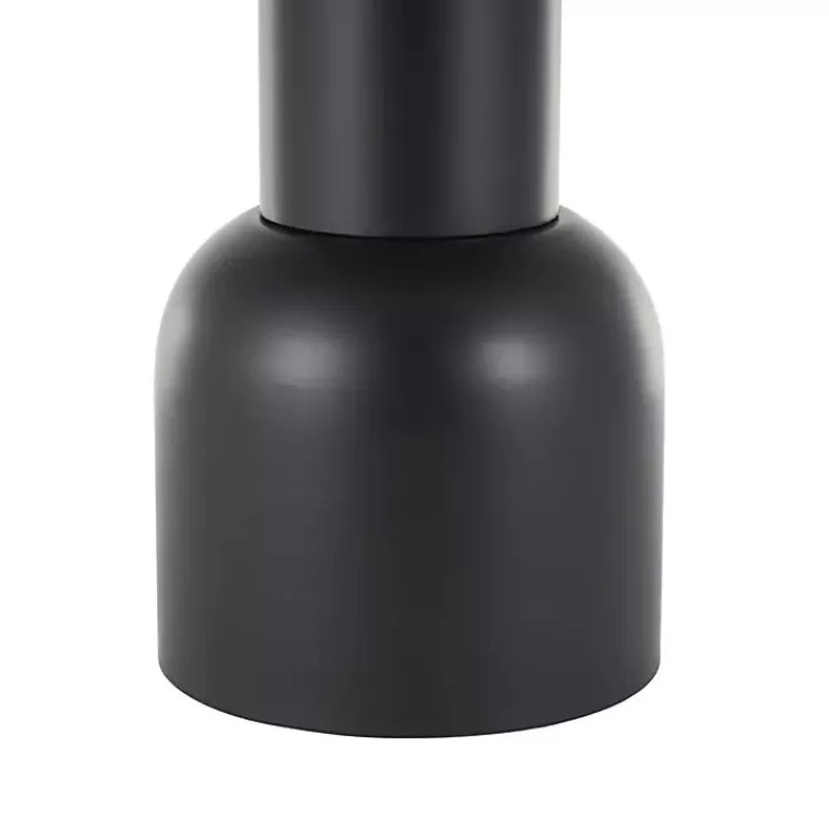black_metal_rattan_pedestal_accent_table__in_4-1.webp Black Metal Rattan Pedestal Accent Table, 16 in.>Kirklands Home Fashion