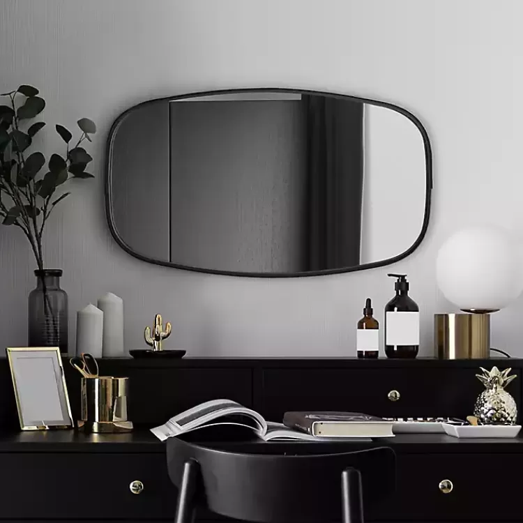 black_metal_rectangular_wall_mirror_x_in_2.webp Black Metal Rectangular Wall Mirror, 18x31.5 in.>Kirklands Home Outlet