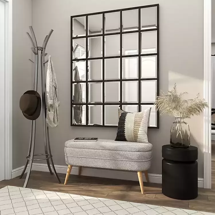 black_metal_round_drum_accent_table_10.webp Metal Round Drum Accent Table>Kirklands Home Sale