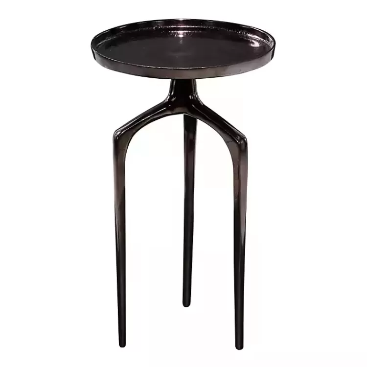 Metal Round Tripod Accent Table>Kirklands Home Store