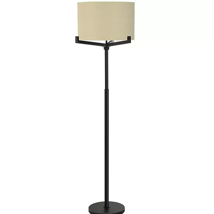 Black Metal Tri-Arm Floor Lamp>Kirklands Home Sale