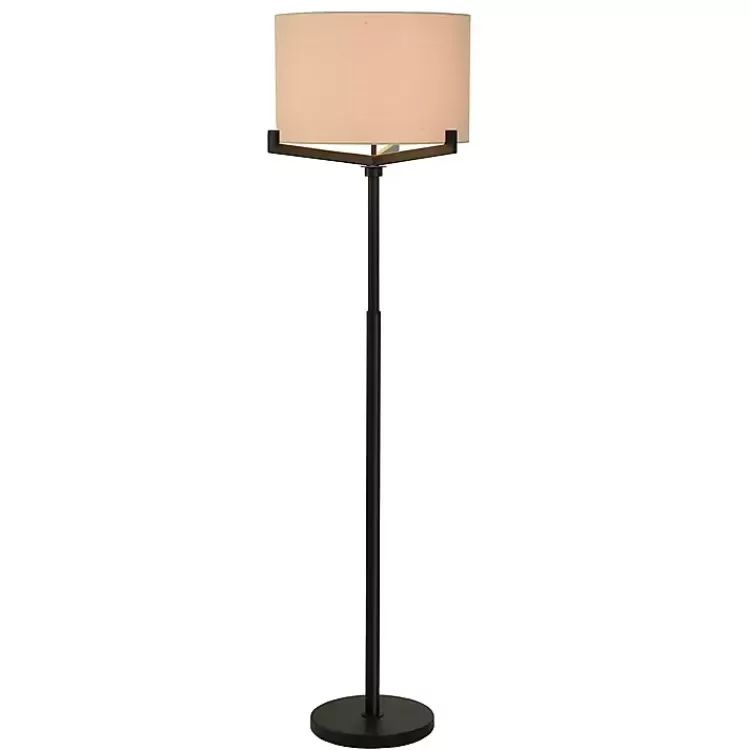 Black Metal Tri-Arm Floor Lamp>Kirklands Home Sale