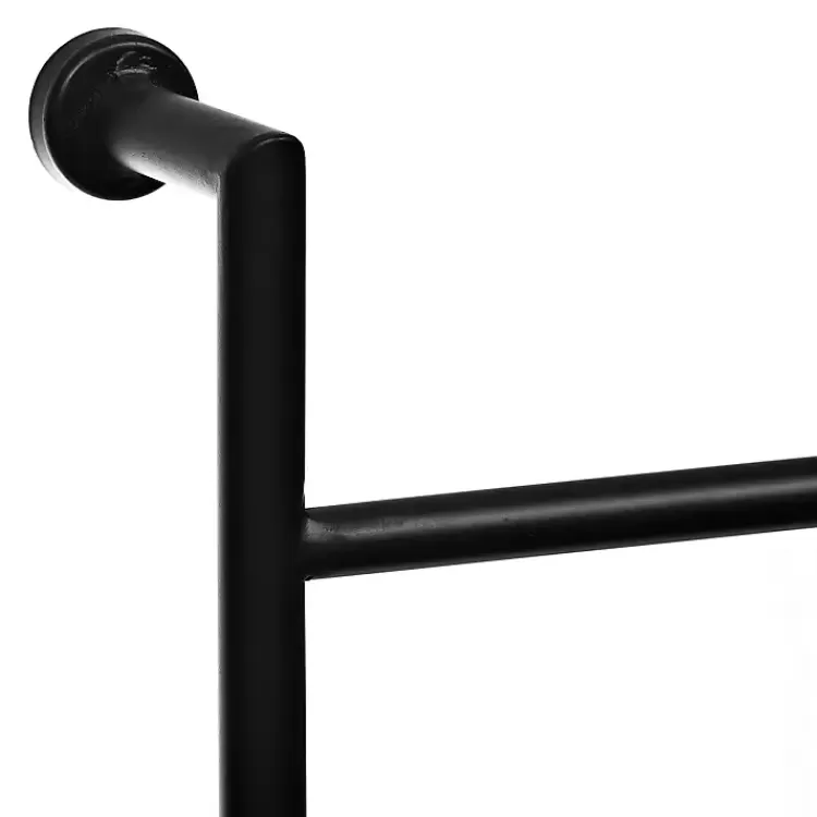 black_metal_wall_ladder_2.webp Metal Wall Ladder>Kirklands Home Outlet