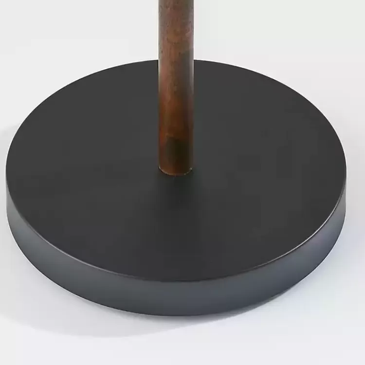 Black Metal Walnut Flare Pulls Floor Lamp>Kirklands Home New