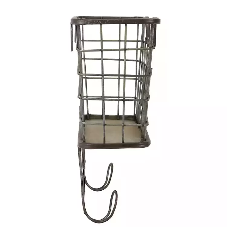 black_metal_wire_mail_wall_pocket_4.webp Black Metal Wire Mail Wall Pocket>Kirklands Home Fashion