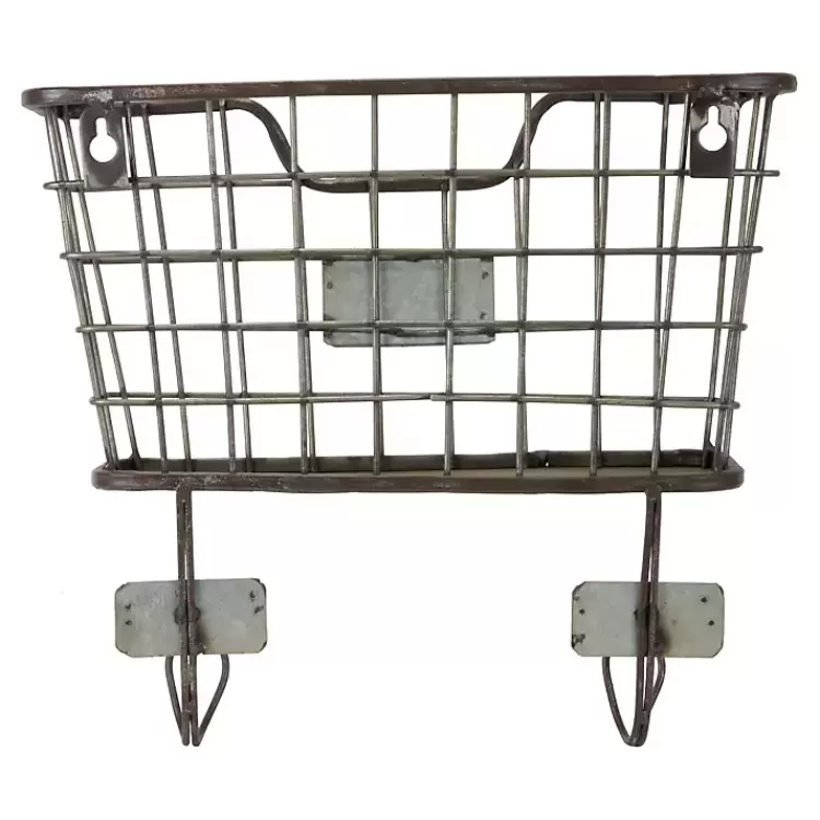 black_metal_wire_mail_wall_pocket_5.webp Black Metal Wire Mail Wall Pocket>Kirklands Home Fashion