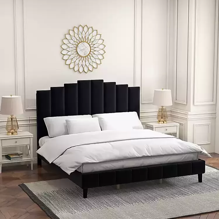 Modern Tufted Platform King Bed>Kirklands Home Shop