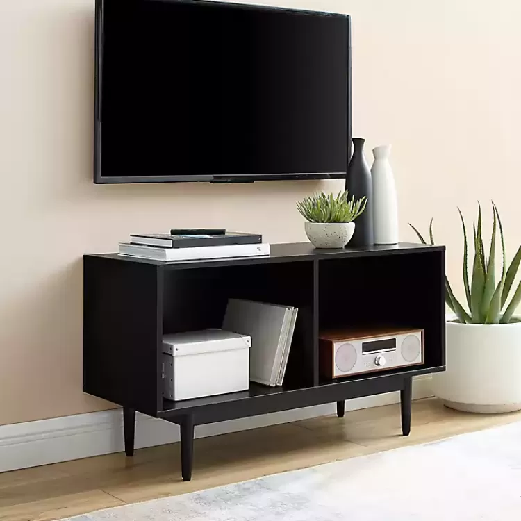 black_modern_wood_console_table__in_5.webp Black Modern Wood Console Table, 40 in.>Kirklands Home Hot