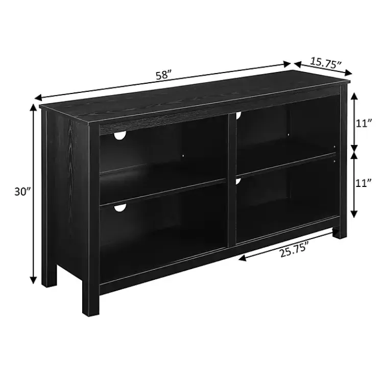 black_montana_shelf_media_cabinet_3.webp Montana 4-Shelf Media Cabinet>Kirklands Home Online