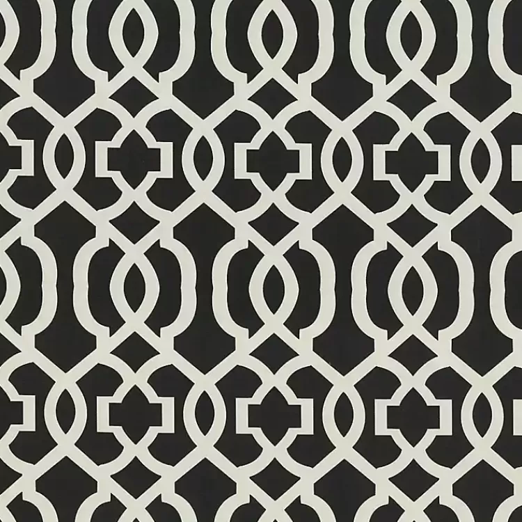 Black New Geometric 2-pc. Wicker Chair Cushion Set>Kirklands Home Best Sale