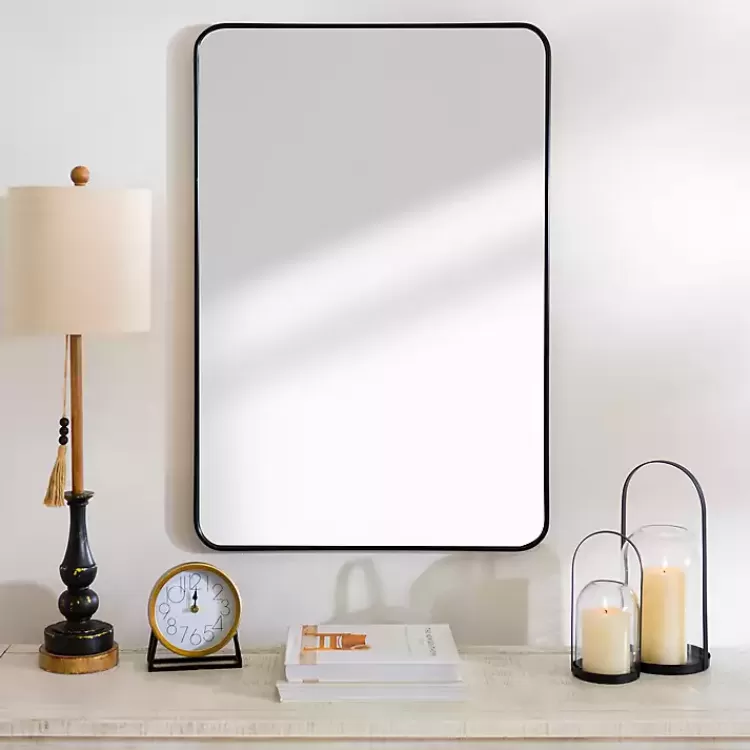 Nouveau Linear Curved Corner Mirror>Kirklands Home Store