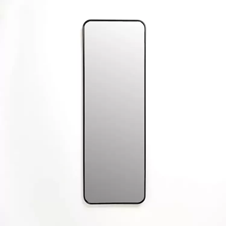 Black Nouveau Panel Wall Mirror>Kirklands Home Clearance