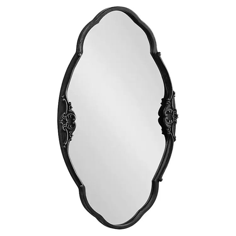 Black Novella Baroque Wall Mirror>Kirklands Home Fashion