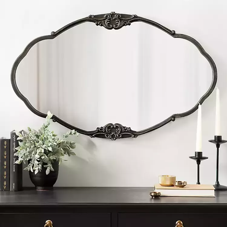 black_novella_baroque_wall_mirror_7.webp Black Novella Baroque Wall Mirror>Kirklands Home Fashion