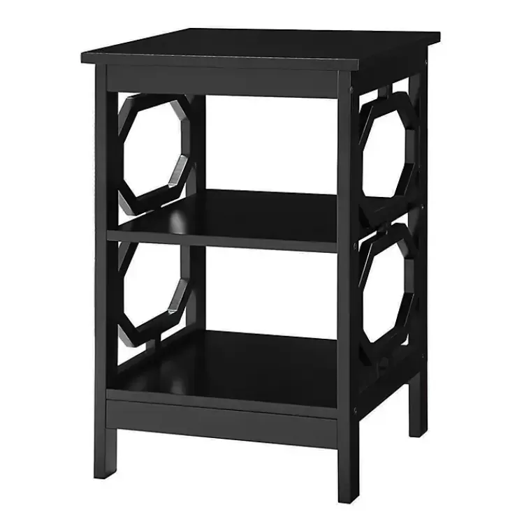 Octagon 2-Shelf Accent Table>Kirklands Home Store