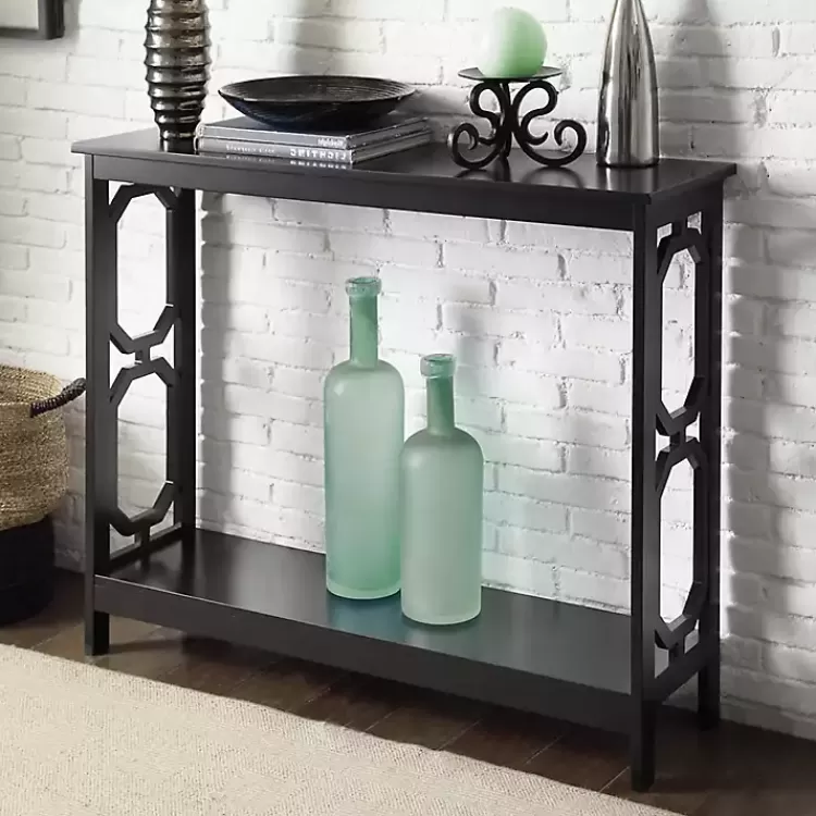 Octagon Single Shelf Console Table>Kirklands Home Best Sale
