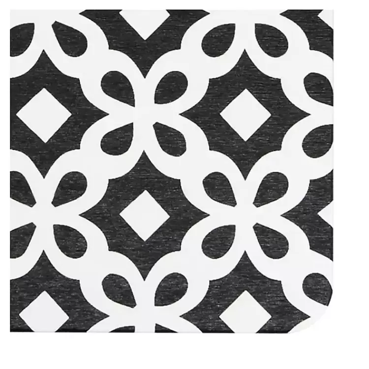black_patterned_stone_bath_mat_3.webp Black Patterned Stone Bath Mat>Kirklands Home Discount