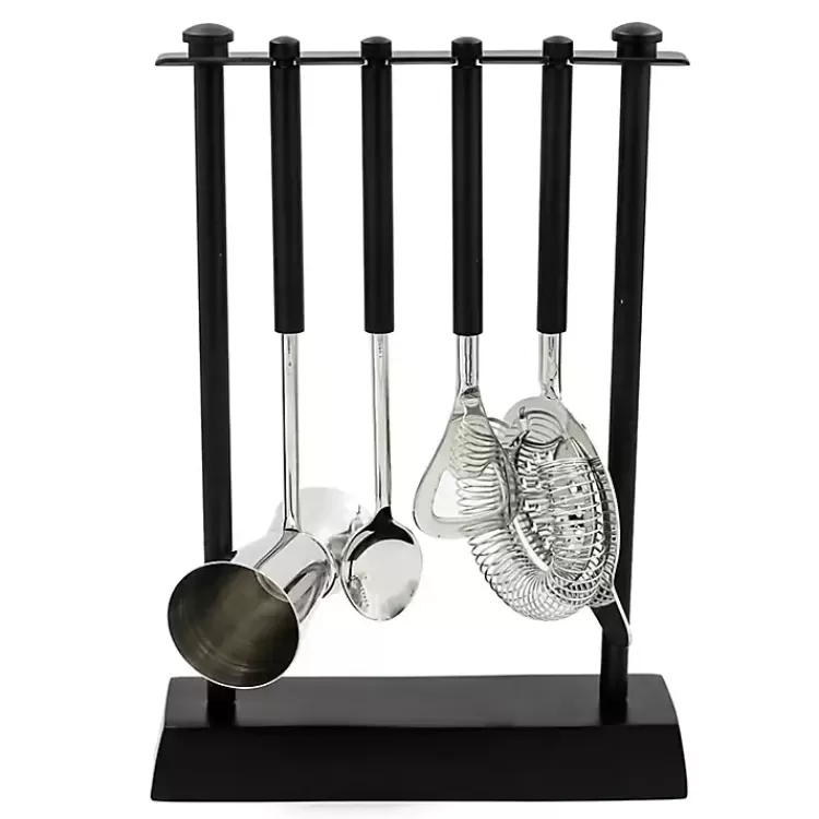 4-pc. Bar Tool Set with Stand>Kirklands Home Cheap