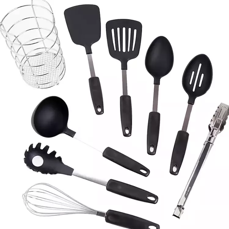 9-pc. Utensil Set with Wire Caddy>Kirklands Home Best Sale