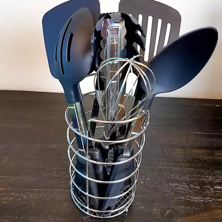 9-pc. Utensil Set with Wire Caddy>Kirklands Home Best Sale