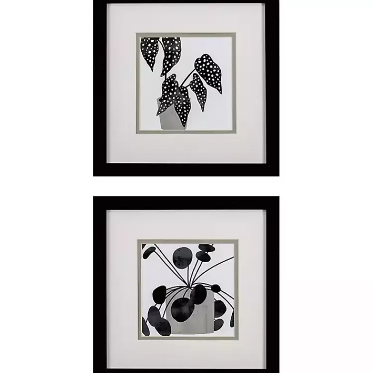 Black Plantling II Framed Art Prints, Set of 2>Kirklands Home Store