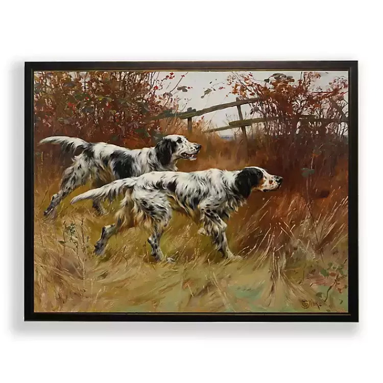 Black Pointer Dogs Framed Art Print>Kirklands Home Best