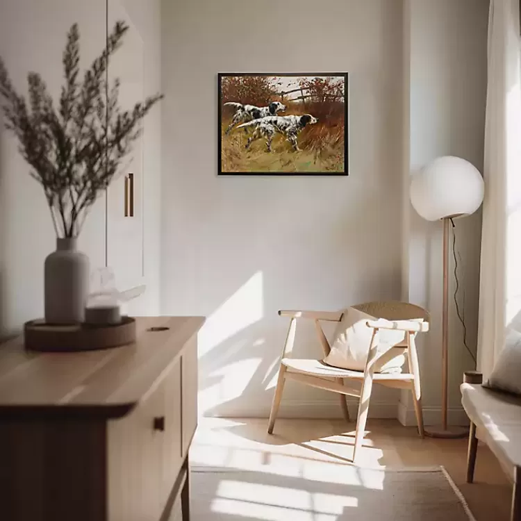 Black Pointer Dogs Framed Art Print>Kirklands Home Best