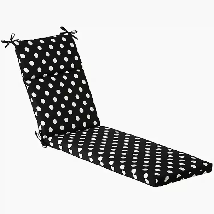 Polka Dot Outdoor Chaise Cushion>Kirklands Home Best Sale