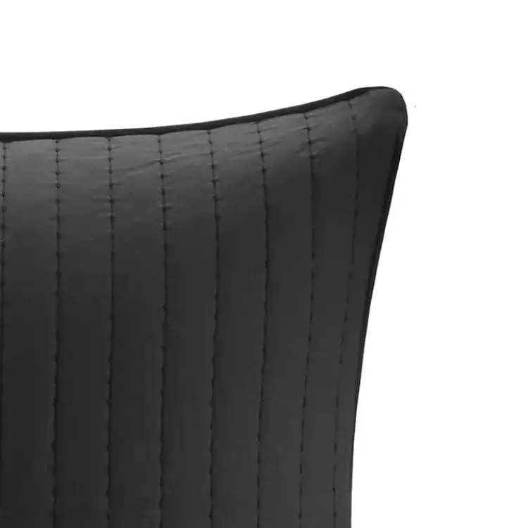 black_quilted_euro_sham_3.webp Quilted Euro Sham>Kirklands Home Outlet