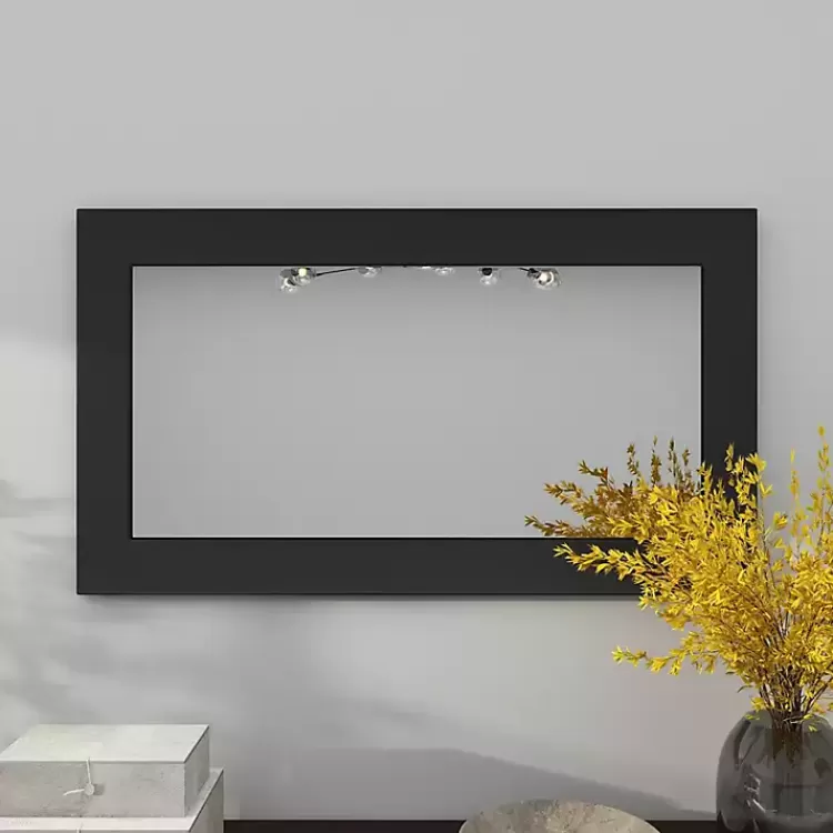 black_rectangular_wood_wall_mirror_x_in_5.webp Black Rectangular Wood Wall Mirror, 24x42 in.>Kirklands Home New