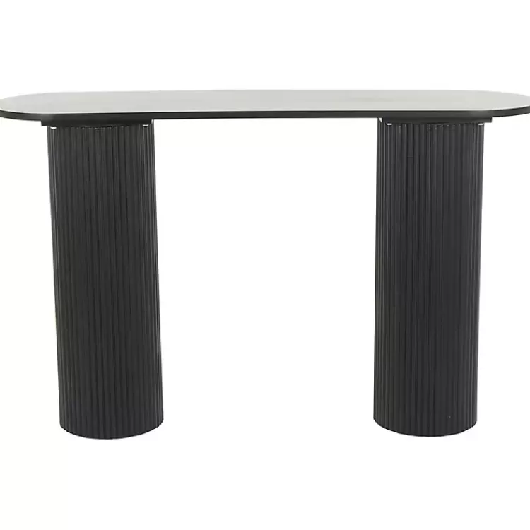 black_ribbed_pillars_console_table_5.webp Ribbed Pillars Console Table>Kirklands Home Shop