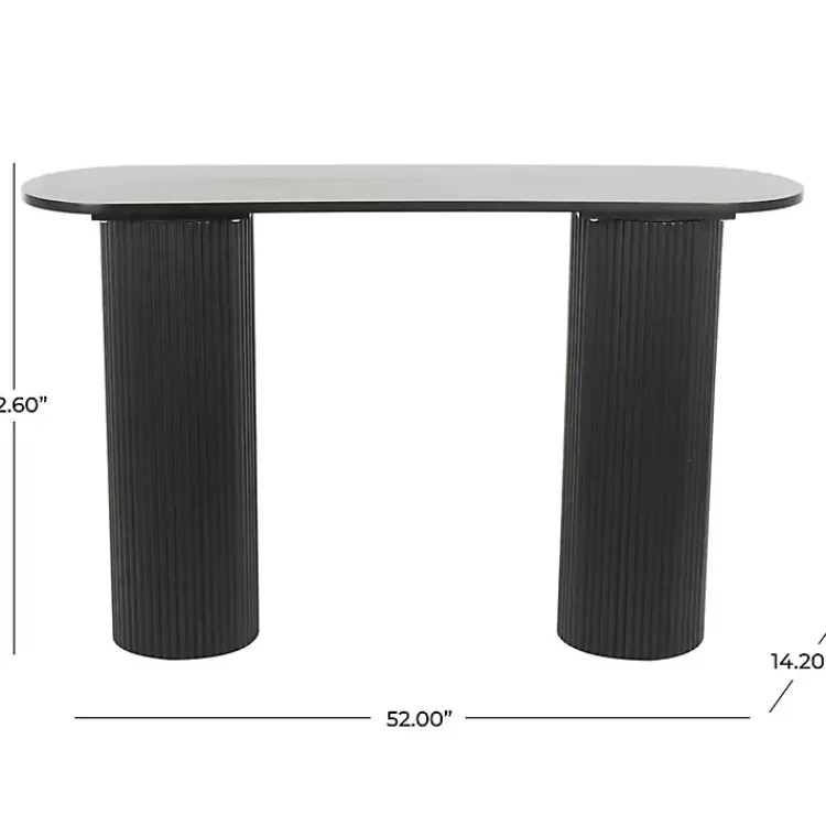 black_ribbed_pillars_console_table_6.webp Ribbed Pillars Console Table>Kirklands Home Shop