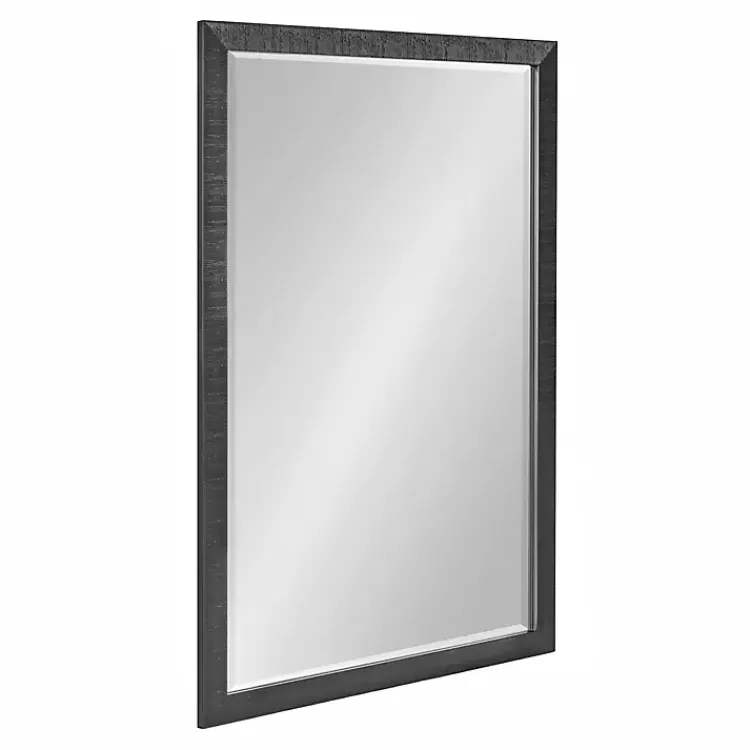 Black Ribbed Renna Wall Mirror, 24x36 in.>Kirklands Home Best