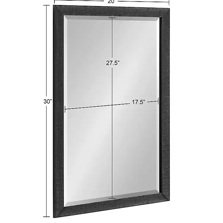 black_ribbed_renna_wall_mirror_x_in_9.webp Black Ribbed Renna Wall Mirror, 20x30 in.>Kirklands Home Discount