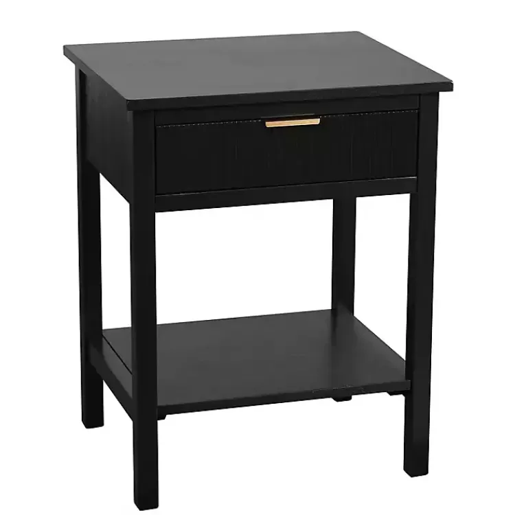 Ribbed Wood Colleen Accent Table>Kirklands Home Best Sale