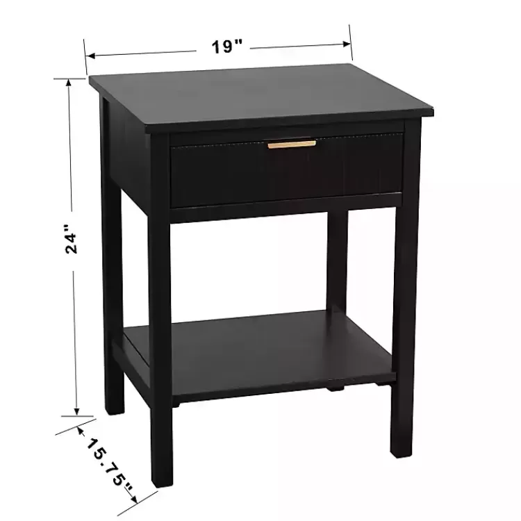 black_ribbed_wood_colleen_accent_table_7.webp Ribbed Wood Colleen Accent Table>Kirklands Home Best Sale
