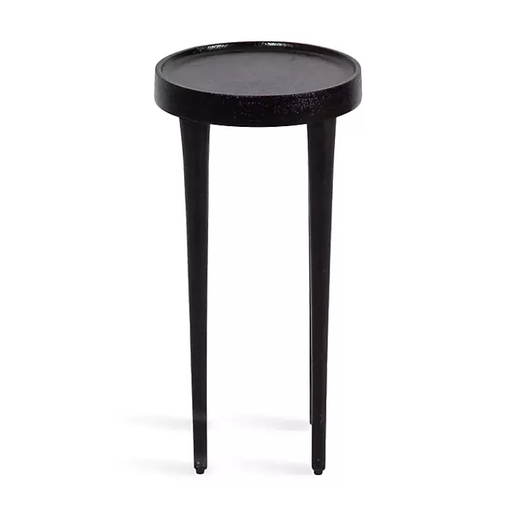 black_round_modern_cocktail_table_4.webp Round Modern Cocktail Table>Kirklands Home Flash Sale